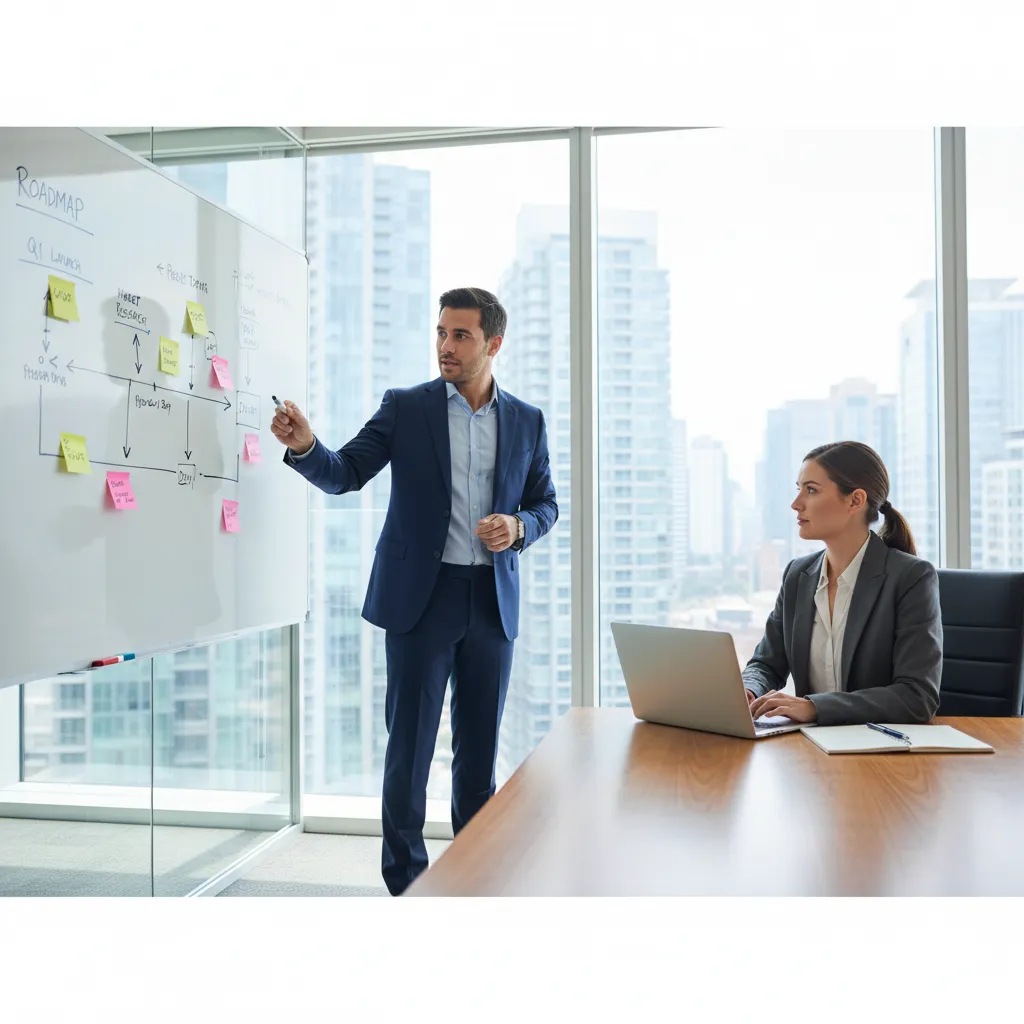 Réunion stratégique IA